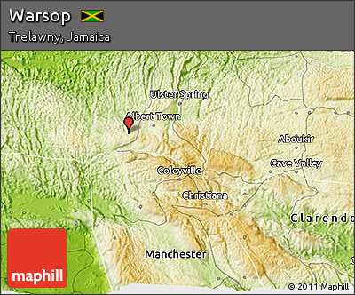 Physical 3D Map of Warsop