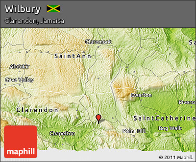Physical 3D Map of Wilbury