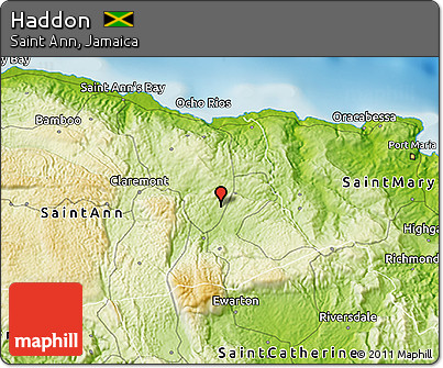 Physical 3D Map of Haddon