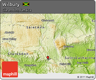 Physical 3D Map of Wilbury