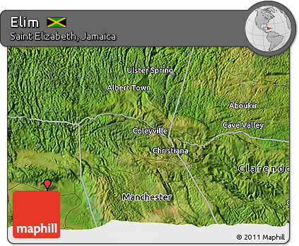 Satellite 3D Map of Elim