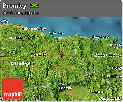 Satellite 3D Map of Bromley