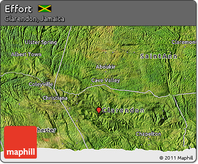 Satellite 3D Map of Effort