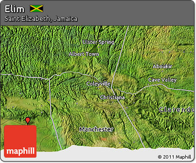 Satellite 3D Map of Elim