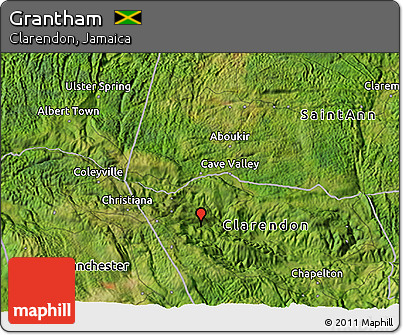 Satellite 3D Map of Grantham