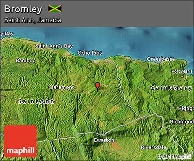 Satellite 3D Map of Bromley
