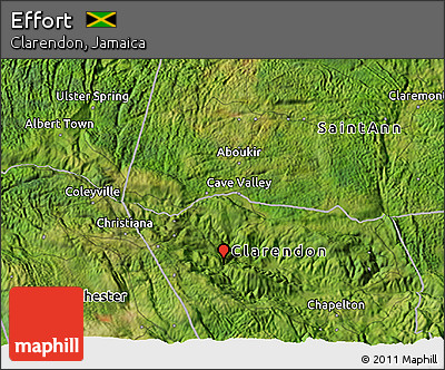 Satellite 3D Map of Effort