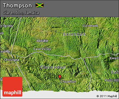 Satellite 3D Map of Thompson