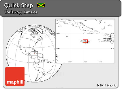 Blank Location Map of Quick Step