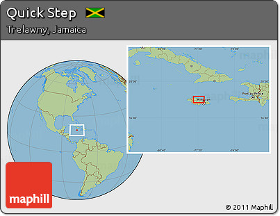 Savanna Style Location Map of Quick Step