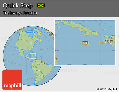 Savanna Style Location Map of Quick Step