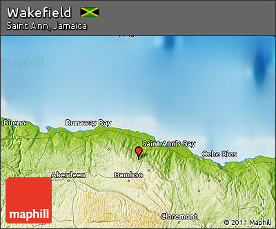 Physical Map of Wakefield