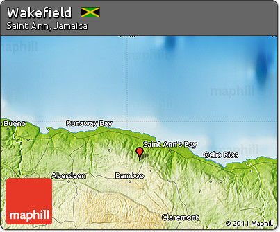 Physical Map of Wakefield