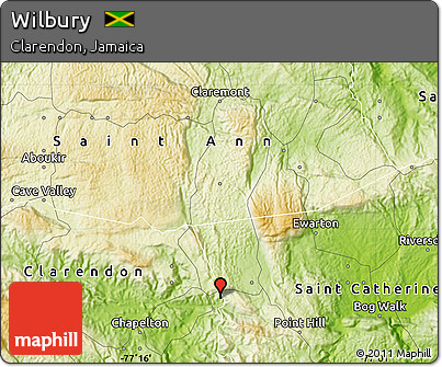 Physical Map of Wilbury