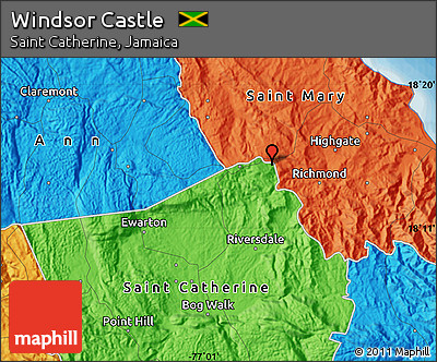 Political Map of Windsor Castle