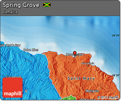 Political Map of Spring Grove