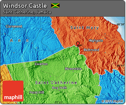 Political Map of Windsor Castle