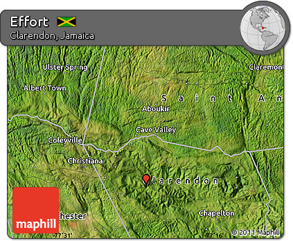 Satellite Map of Effort