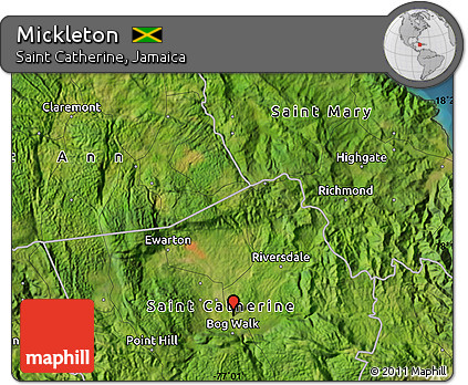 Satellite Map of Mickleton