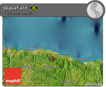 Satellite Map of Wakefield