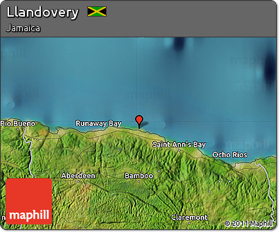 Satellite Map of Llandovery