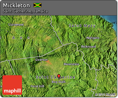 Satellite Map of Mickleton