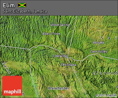 Satellite Map of Elim