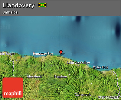 Satellite Map of Llandovery