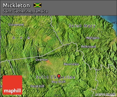 Satellite Map of Mickleton