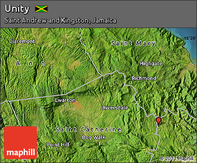 Satellite Map of Unity