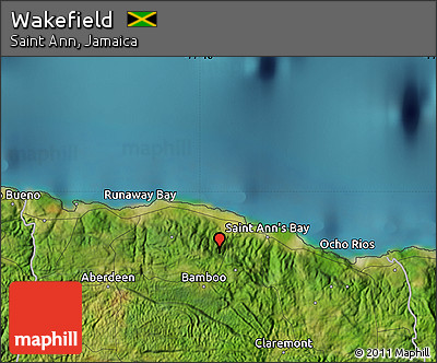 Satellite Map of Wakefield
