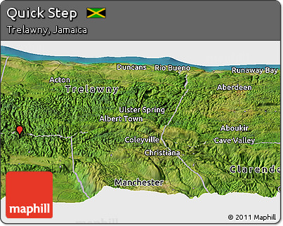 Satellite Panoramic Map of Quick Step