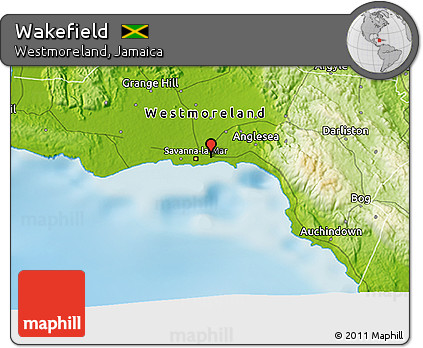 Physical 3D Map of Wakefield