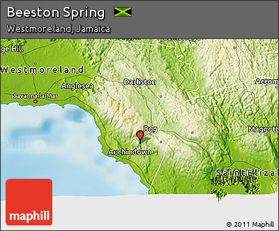 Physical 3D Map of Beeston Spring