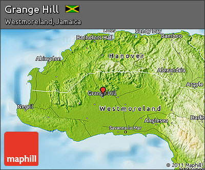 Physical 3D Map of Grange Hill