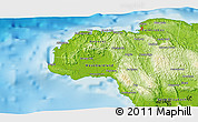 Physical 3D Map of Maryland