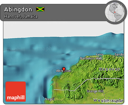 Satellite 3D Map of Abingdon