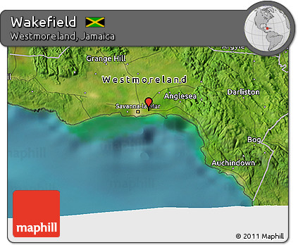 Satellite 3D Map of Wakefield
