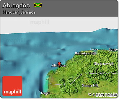 Satellite 3D Map of Abingdon