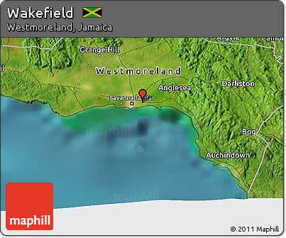 Satellite 3D Map of Wakefield
