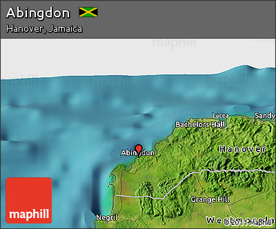 Satellite 3D Map of Abingdon