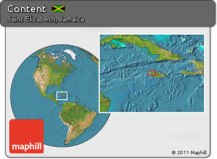 Satellite Location Map of Content