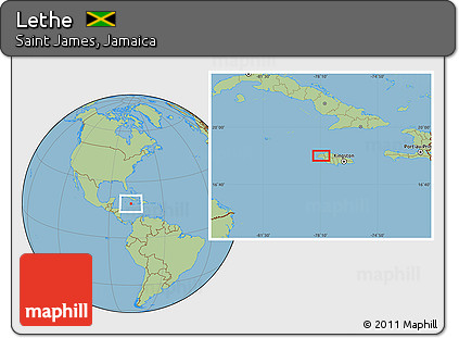 Savanna Style Location Map of Lethe