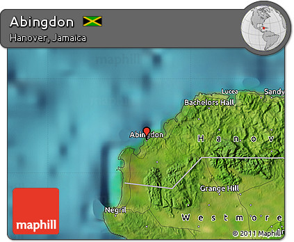 Satellite Map of Abingdon
