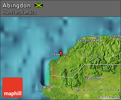 Satellite Map of Abingdon