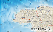 Shaded Relief Map of Grange Hill