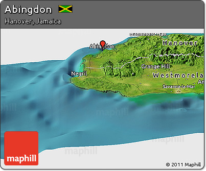 Satellite Panoramic Map of Abingdon