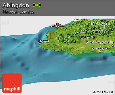 Satellite Panoramic Map of Abingdon