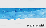 Physical Panoramic Map of the area around 18° 21' 26" N, 78° 58' 29" W