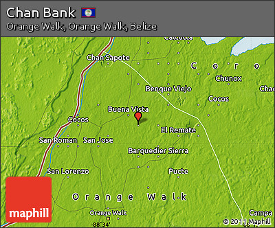 Physical Map of Chan Bank